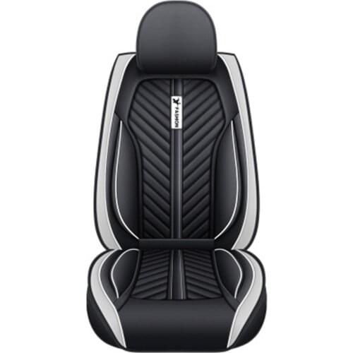 Full Set Car Seat Cover Professional PU Leather Full Surround Waterproof Comfortable Durable Easy to Clean Fit for Most of Car