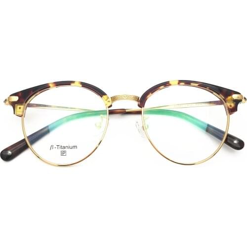 Belight Optical Half rimless Men Classical Shape Glasses Frame Women Prescription Eyeglasses Optical Spectacle Frame Eyewear