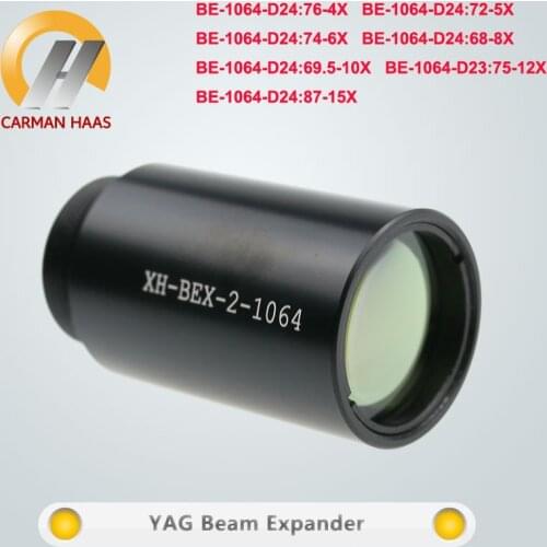 Carmanhaas Fiber YAG 1064nm 4X 5X 6X 8X 10X 12X 15X Beam Expander M22*0.75 for Laser Marking Cutting