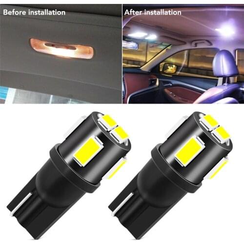 2pcs T10 LED W5W 5630 Car Led Interior light for Toyota RAV4 Auris Yaris Avensis t25 Prius Hilux Tundra Verso Camry Corolla
