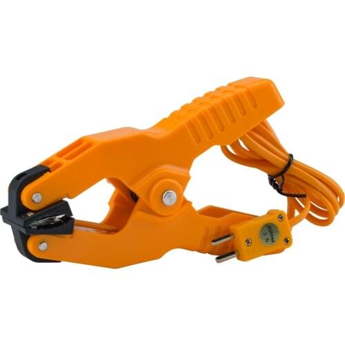 Type K Probe Thermocouple Temperature Clamp Lead Sensor Pipe Clamp Temperature Lead Diagnostic Tools