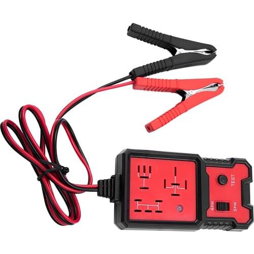 Universal 12V Battery Checker Tool Car Battery Load Tester Four-pin Five-Pin Relay Tester Electronic Automotive Relay Tester