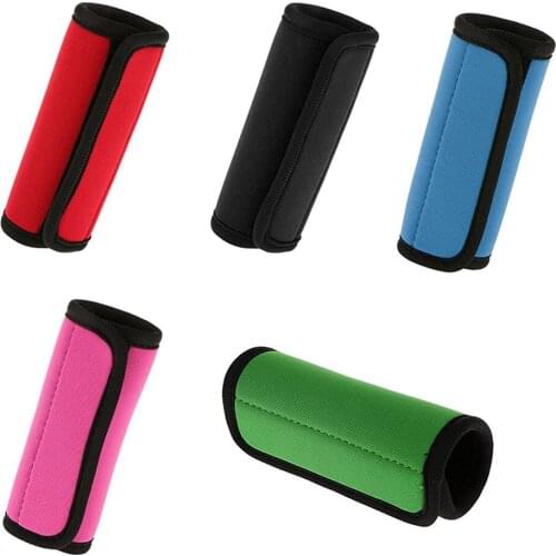 Travelling Luggage Suitcase Handle Comfort Wraps Identifier Tags