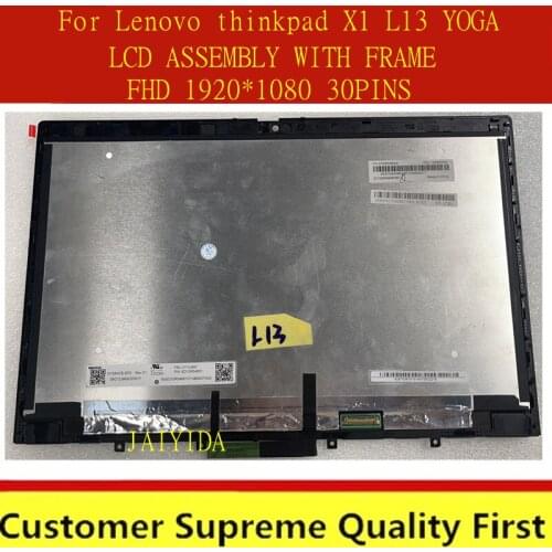 Or Lenovo thinkpad X1 L13 YOGA 13.3 FHD LCD LED touch screen display Digitizer screen panel 5M10W64463 5M10W64466 5M10W64465