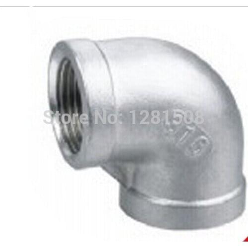 1/2''BSP 304 stainless steel casting elbow/stainless steel wire inside the elbow/teeth bend 90 degree Angle
