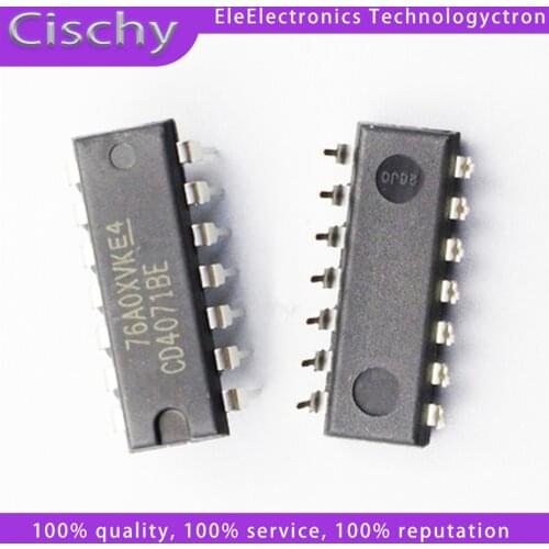 10PCS CD4071BE DIP14 CD4071 DIP 4071BE DIP-14
