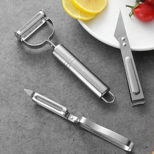 3pcs/set Multifunction Stainless steel peeler Grater for vegetables fruit Hair clipper kitchen gadget sets kitchen accessories