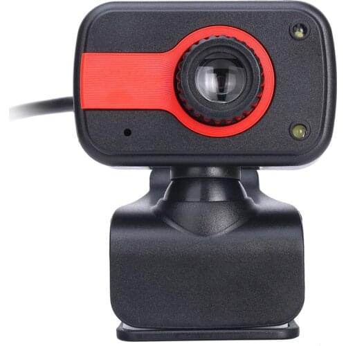 480P USB Computer Camera Clip-on Webcam w/ Mic For Computer PC Laptop