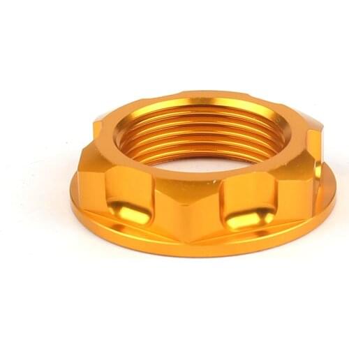 CNC Billet Steering Stem Nut For RM125 RM250 04-08 RMZ250 07-16 RMZ450 05-16 Dirt Bike Off Road Motocross