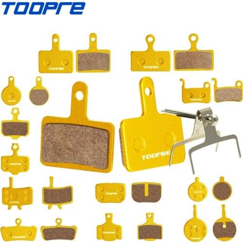 TOOPRE Mountain Bike disc Pad Bike Hydraulic Disc Brake Pads all metal oil disc brake pads BB5 for Shimano SRAM AVID ZOOM