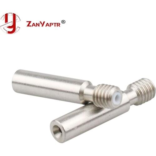 MK8 M6 Throat with PTFE tube 6*30mm Stainless Steel Thread Longer Feeding 1.75mm Filament 3D Printers Parts