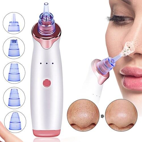 HOT Electric Vacuum Pore Cleaner Blackhead Remover Acne Pores Remove Exfoliating Cleansing Facial Beauty Instrument