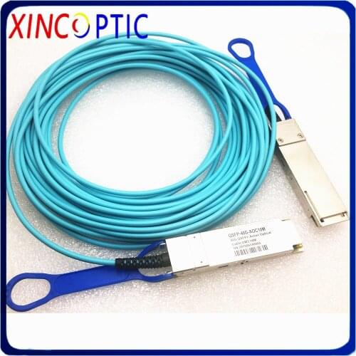 2Pcs 40G QSFP+ to QSFP+ AOC 25M MPO SFP Module,25M(82ft) Arista Networks AOC-Q-Q-40G-25M Compatible 40G QSFP+ Active Fiber Cable