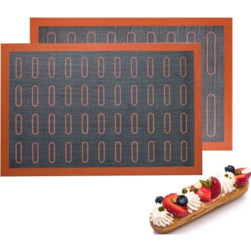 Creative Breathable Silicone Mat Pastry Non-Stick Liner Macaron Cookie Bread Mold Puff Mat Kitchen Baking Tools Accessories