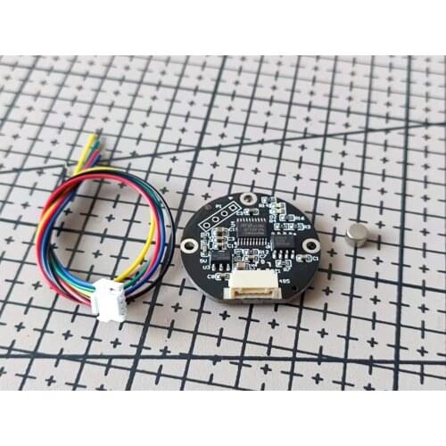 Magnetic encoder, angle sensor, tle5012, high precision 15 bit, RS485, MODBUS communication