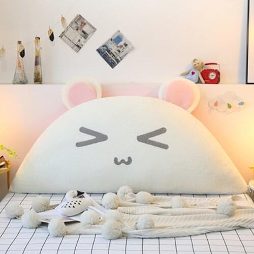 New High-grade Luxury Cartoon Cute rabbit bed cushion double sofa Tatami Bed Pillows soft Removable Bed pillow For Sleep