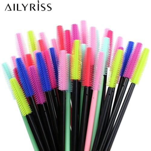 5/25 PCS Disposable Silicone Gel Eyelash Brush Comb Mascara Wands Eye Lashes Extension Tool Professional Beauty Tool For Women