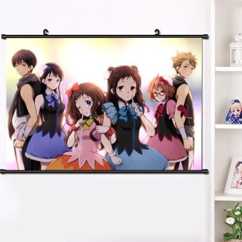 Anime Kyoukai no Kanata Shindou ayaka Wall Scroll Poster Wall Hanging Mural Home Decor Collection Print Picture Poster 40x60cm