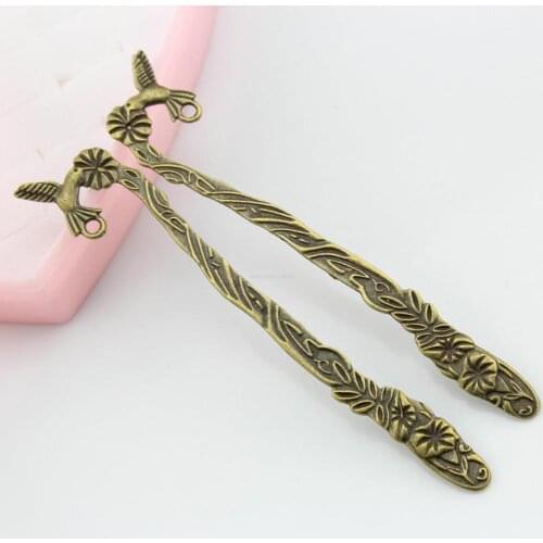 25 pcs pigeon bird antique bronze zinc alloy Charm Pendant drops DIY Supplies bracelet 117X17mm book mark lead and nickle free