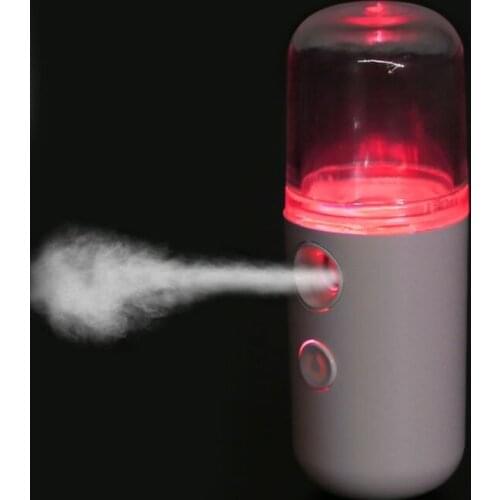 Portable USB Rechargeable Nano Humidifier Cooling Mist Sprayer Nano Facial Steamer Beauty Device MOLF
