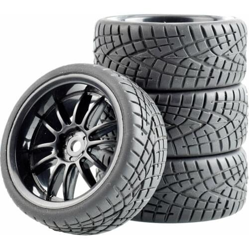 RC 6031-8001 Speed Tires insert sponge & Wheel 4PCS For HSP 1/10 1:10 Touring Car