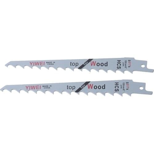2Pcs 6 inch Blades Reciprocating Saw Sharp S617K Extra Sabre Pruning For Wood Safety