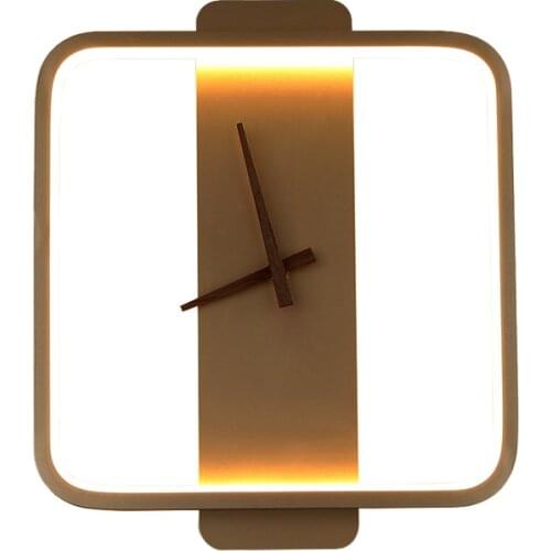 New design modern Wall Lamp LED wall clock lamp Nordic unique elegant bedroom living room fixture lighting