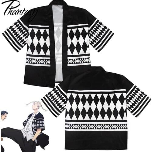 Phantasy Tokyo Revengers Tops Sano Manjir Rygji Ken Japanese Cardigan Cosplay Costume Casual Pajamas Bathrobe Cloak Women Men