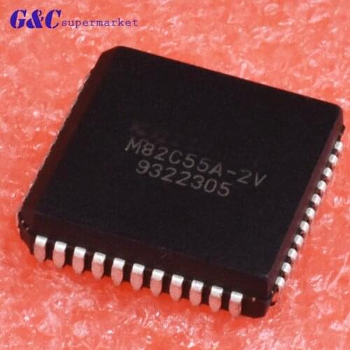 1/5PCS M82C55A-2V PLCC-44 HIGH PERFORMANCE INTEGRATED CIRCUIT diy electronics