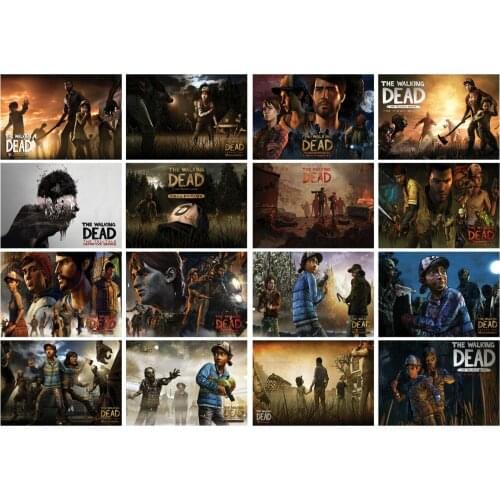 17Style Choose Telltales The Walking Dead Art Silk Print Poster Wall Decor Room Painting