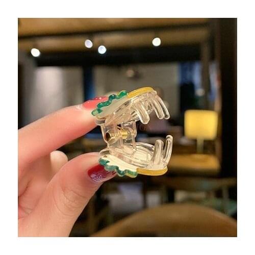 2pcs Childrens Hairpin Child Girl Fruit Transparent Small Clip Hair Accessories Girls Simple Pineapple Hairpin Jewelry Sale