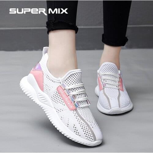 2021 Fashion Girl Women Comfortables Breathable All-match Non-leather Casual Lightweight Running Gym Shoes Sneakers Flats