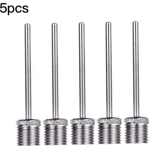 5pcs Inflating Needles Football Basketball Air Pump Nozzle Pins Stainless Steel Air Needles Ball Inflatable Tool