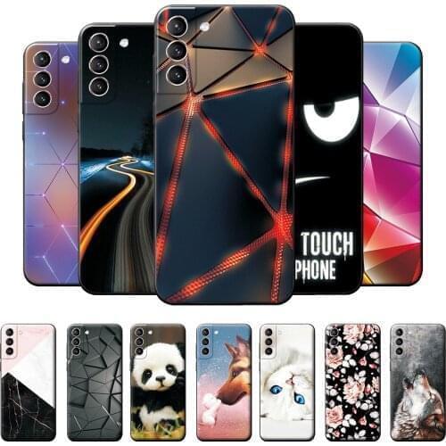 For Samsung Galaxy S21 Plus Case For Samsung S21 Plus Soft TPU Silicone Cover Case For Samsung S21 Plus Back Cover Case Bumper