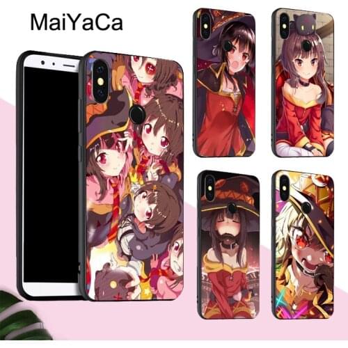 MaiYaCa anime megumin konosuba Case For Xiaomi Mi 9T Pro Note 10 Lite For Redmi Note 8T 9S 7 8 9 Pro 9A 9C For POCO X3