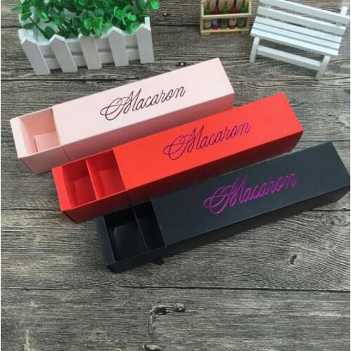 Home made macaron black blue green macaron box biscuit cupcake box Free Shipping LX4611