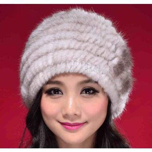 Женские трикотажные шапки FUR STORY China At AliExpress