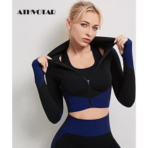 3 Piece Set Woment Gym Long Sleeve Tops and Sexy Crop Tops High Waist Pants Sets Tracksuit Women Outfits for Women Matching Sets