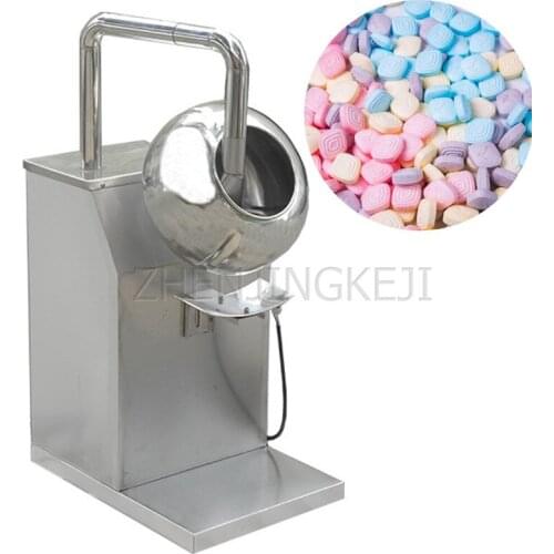 220 V Chocolates Peanut Sugar Coating Machine Pill Tablet Seed Polishing Coating Material Equipment Apply For Food Processing