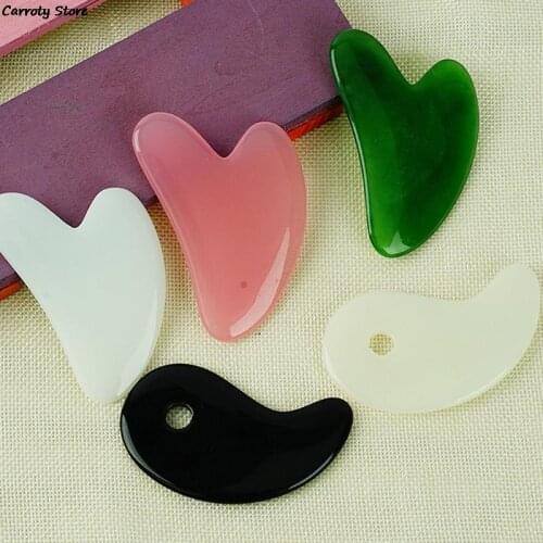 Face Massager Gua sha Scraper Board Facial SPA Massage Beeswax Muscle Relax Skin Lifting Face Thin SPA Massage Tool