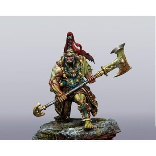 1/24 75mm ancient stand WARRIOR (NO BASE ) 75mm Resin figure Model kits Miniature gk Unassembly Unpainted