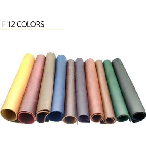 New arrive Genuine Leather Crazy Horse Leather Material Leather craft Vintage Oil Tanned Leather Piece Pull-Up Cowhide