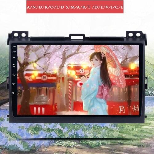Octa Core Android 10.0 ips touch screen in dash Auto radio Car video dvd Player music audio a/v pc tape for Toyota Prado 2004 bt