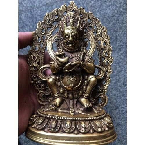 MOEHOMES Chinas rare Fury of the king, king kong brass copper fengshui buddha statue Metal crafts home decorations