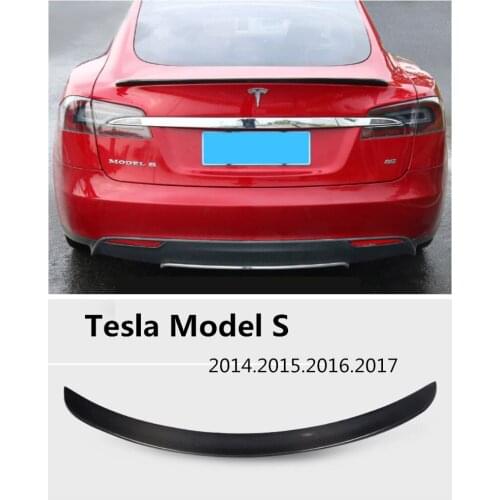 For Tesla Model S 2014.2015.2016.2017 Carbon Fiber Spoiler Wing Spoilers High Quality Auto Accessories