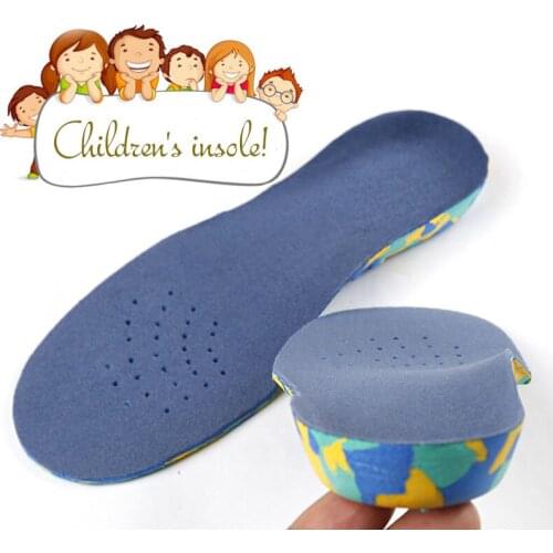 USHINE children kids flat feet shoe insoles supporting arch orthopedic foot insoles for children