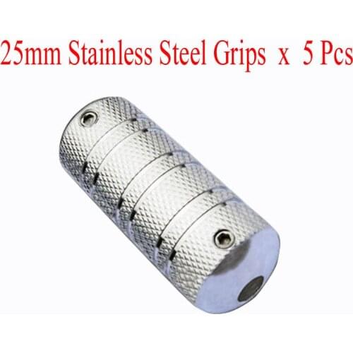 25MM Tattoo Stainless Steel Grip With Back Stem Tattoo Grips Supply 305-2