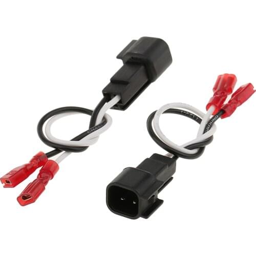 2x Radio Speaker Wire Harness Adapter Plug Fits For Ford Chevrolet Mazda