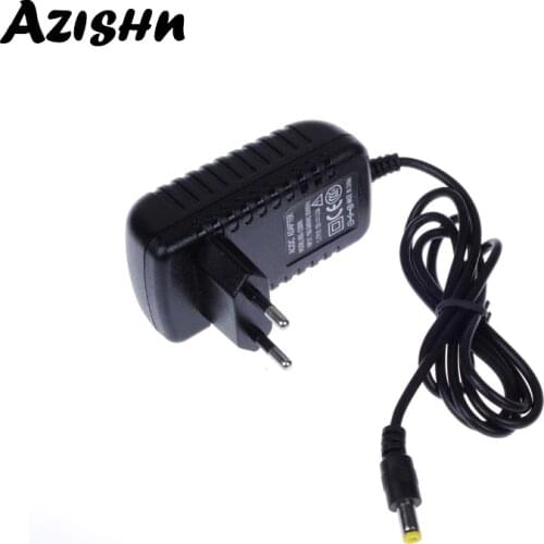 AZISHN AC 100-240V Input DC 12V 2A Output Power Supply EU Plug Power Adapter Charger For CCTV Security IP/AHD/Analog Camera