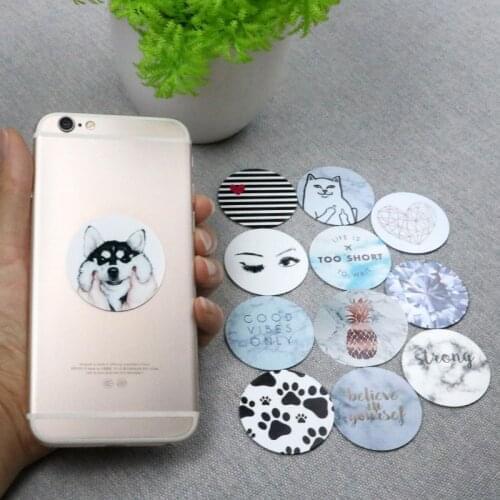 Metal Plate Disk for Magnetic Car Holder Iron Sheets Sticker for Magnet Mobile Phone Holder Car Mount Stand Phone